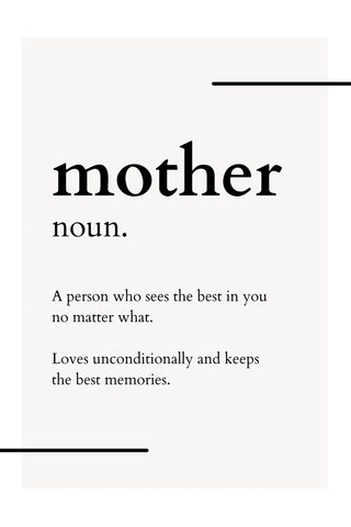 Mother's Day Dictionary Gift Card